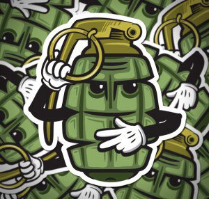 Grenade Stickers ($3)